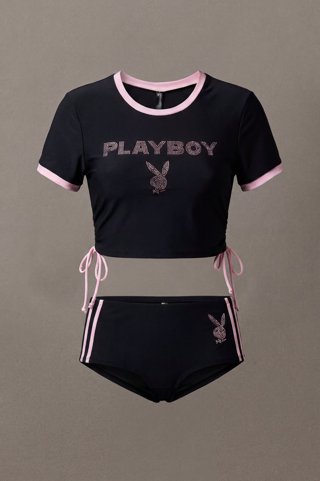 Playboy Rhinestone Cheeky Bikini Bottom