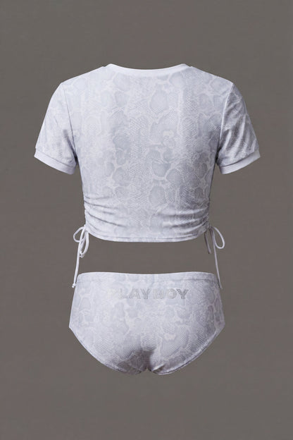 Playboy Rhinestone Cheeky Bikini Bottom