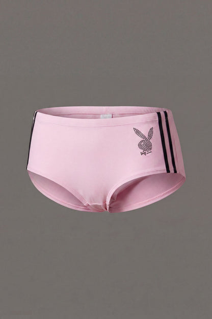 Playboy Rhinestone Cheeky Bikini Bottom