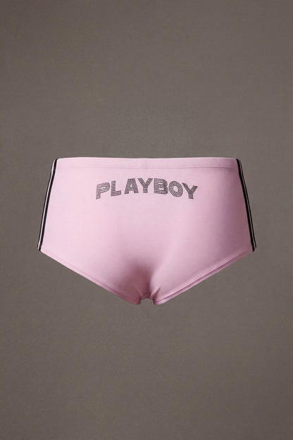 Playboy Rhinestone Cheeky Bikini Bottom