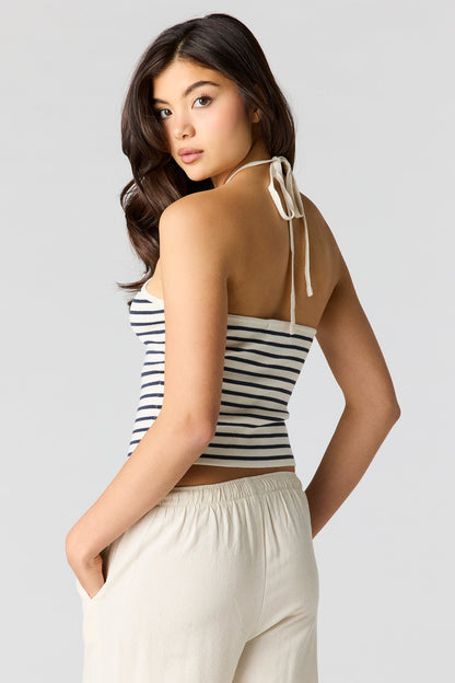 Striped Halter Top