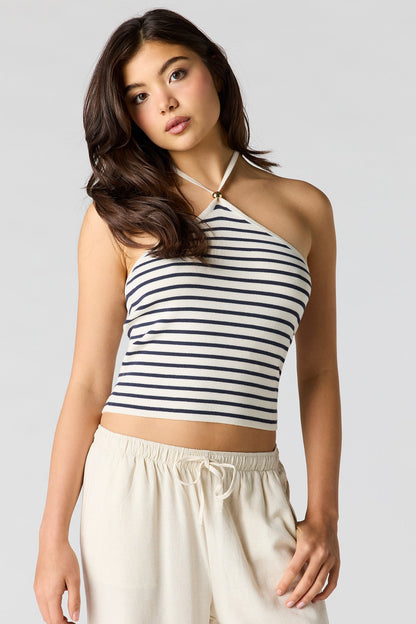 Striped Halter Top