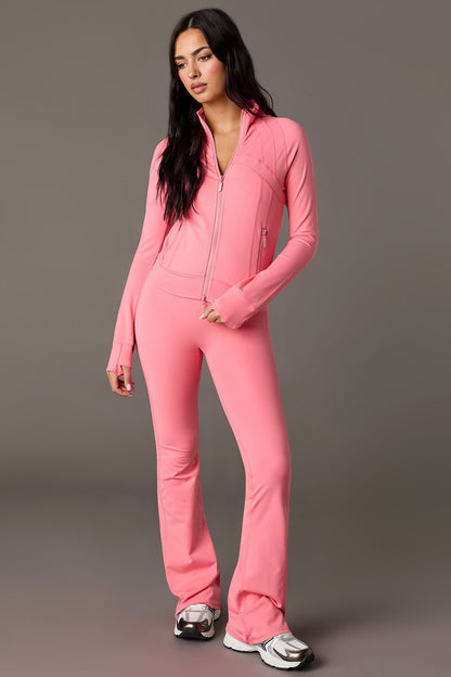 Playboy High Density Rhinestone 2 Way Zip Jacket