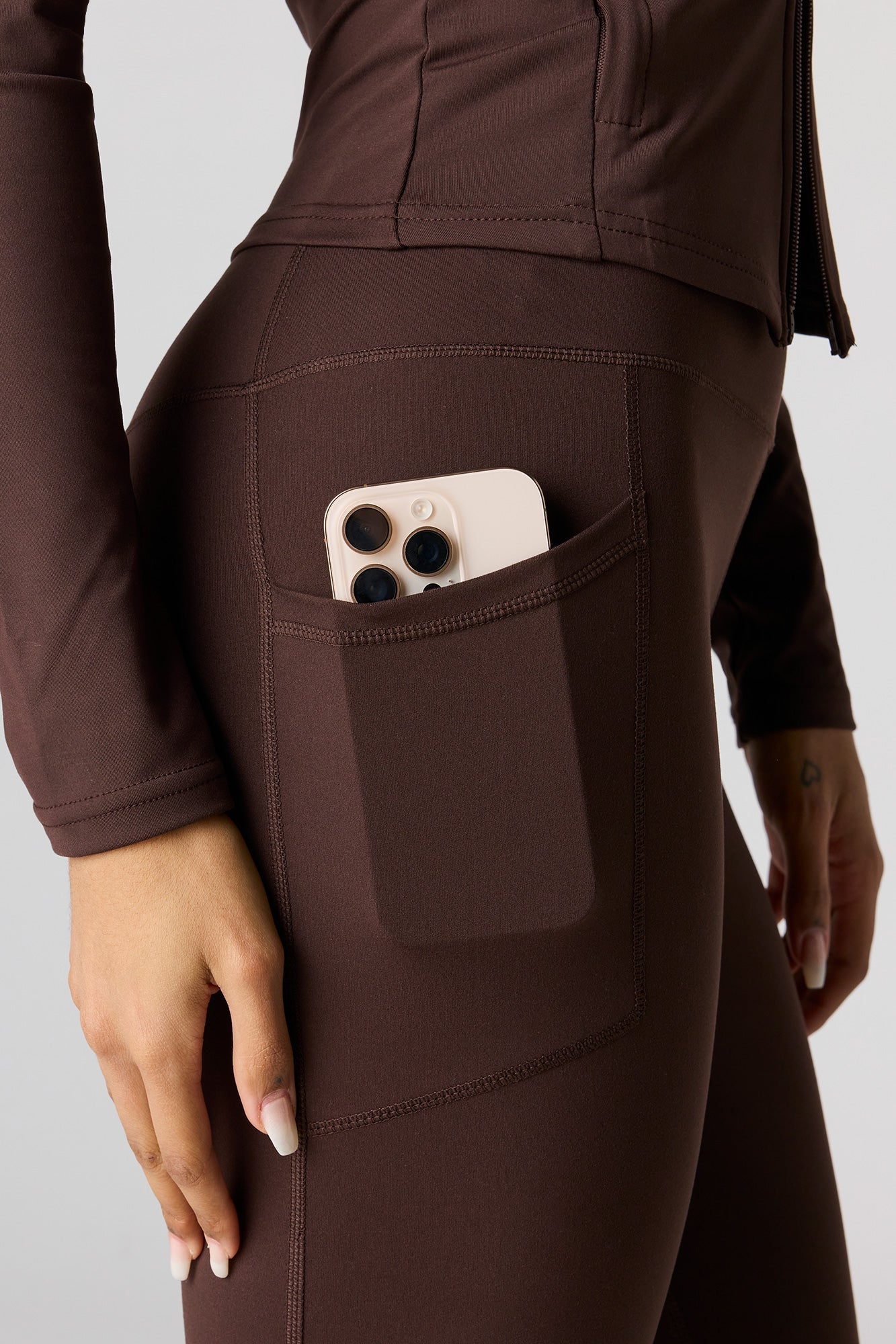 Active High Density Side Pocket Legging