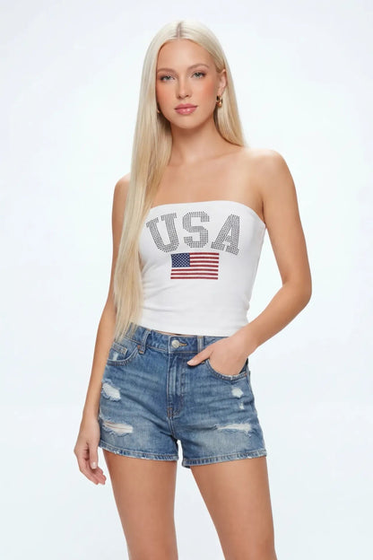 USA Graphic Tube Top