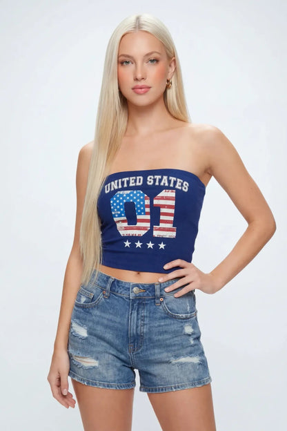USA Graphic Tube Top