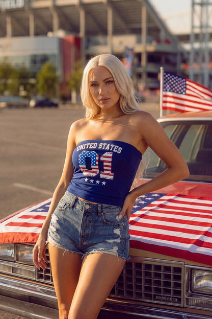 USA Graphic Tube Top