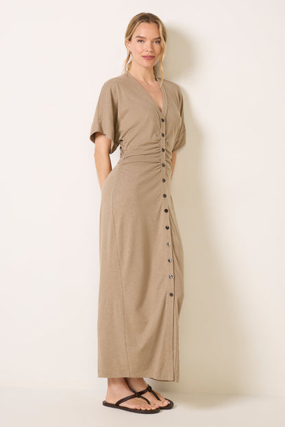 Cotton Hemp Maxi Dress