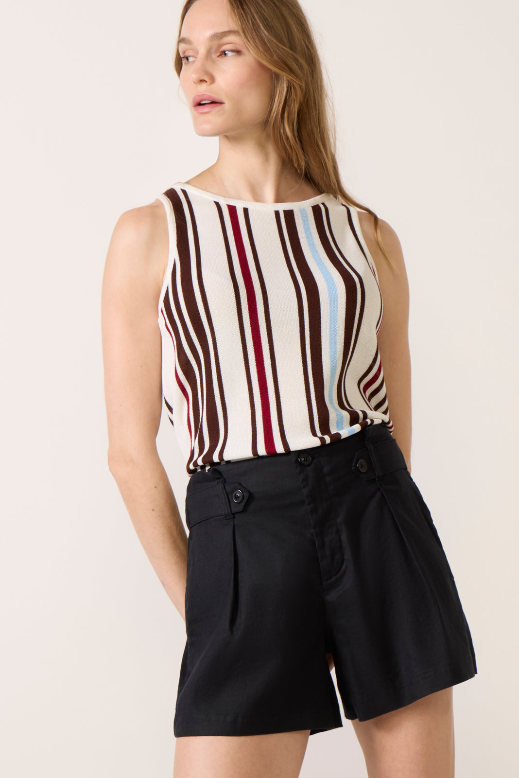 Annie Vertical Stripe Tank