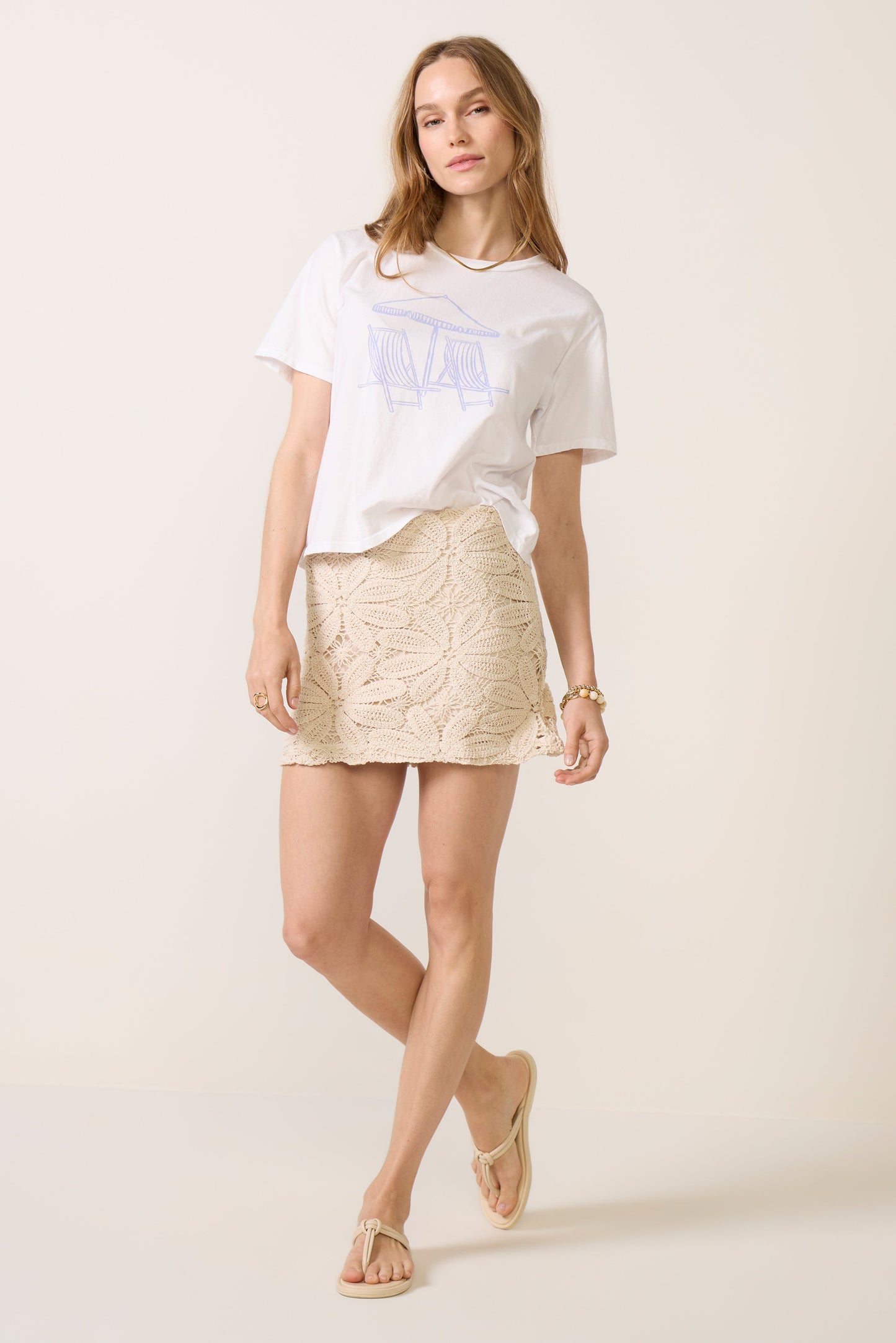 Blue Beach Chairs Tee