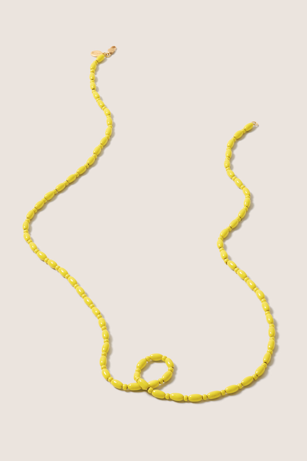 Enamel Barrel Chain Necklace