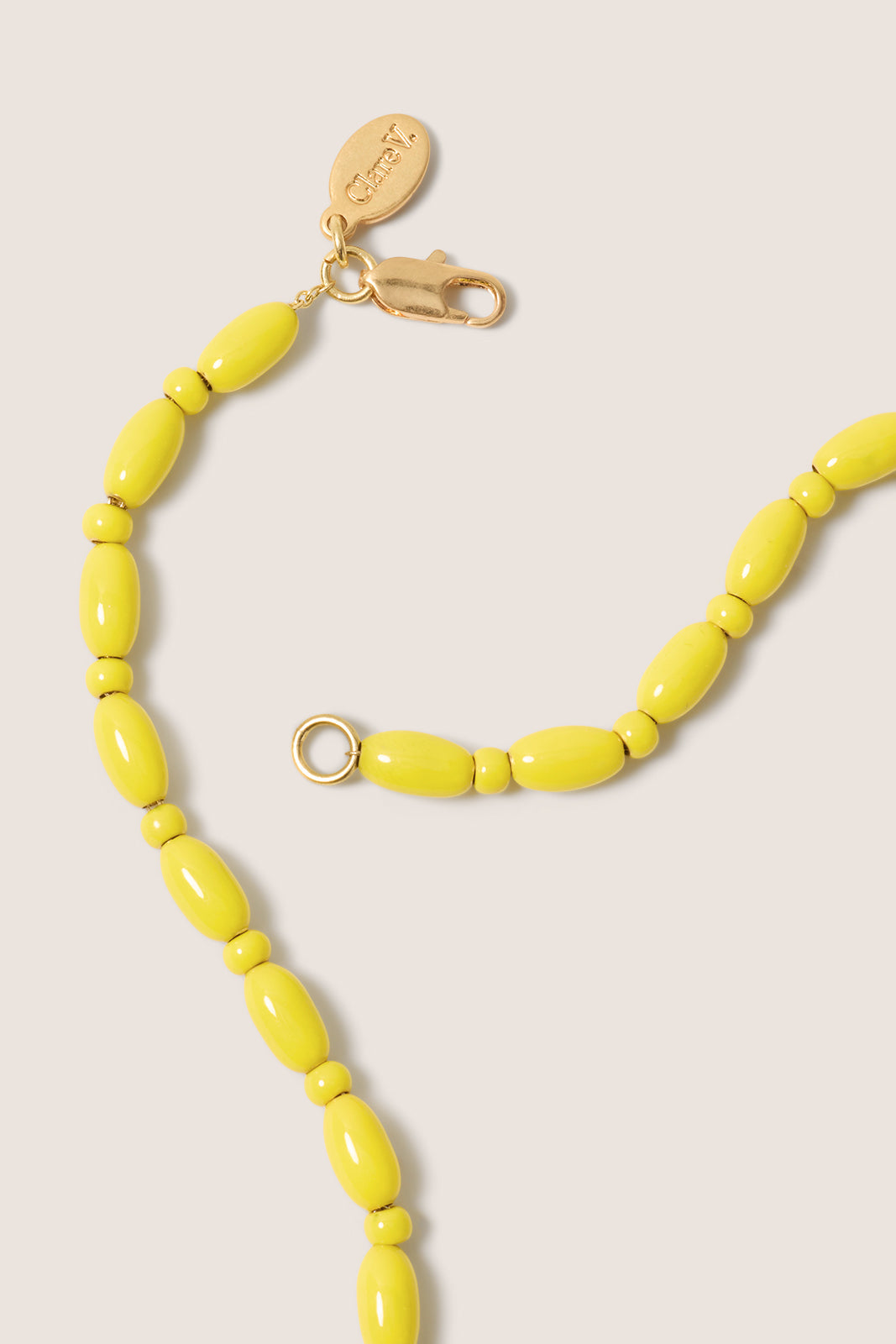Enamel Barrel Chain Necklace
