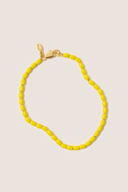 Enamel Barrel Chain Bracelet