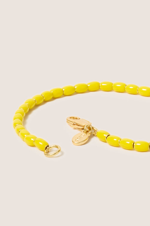 Enamel Barrel Chain Bracelet