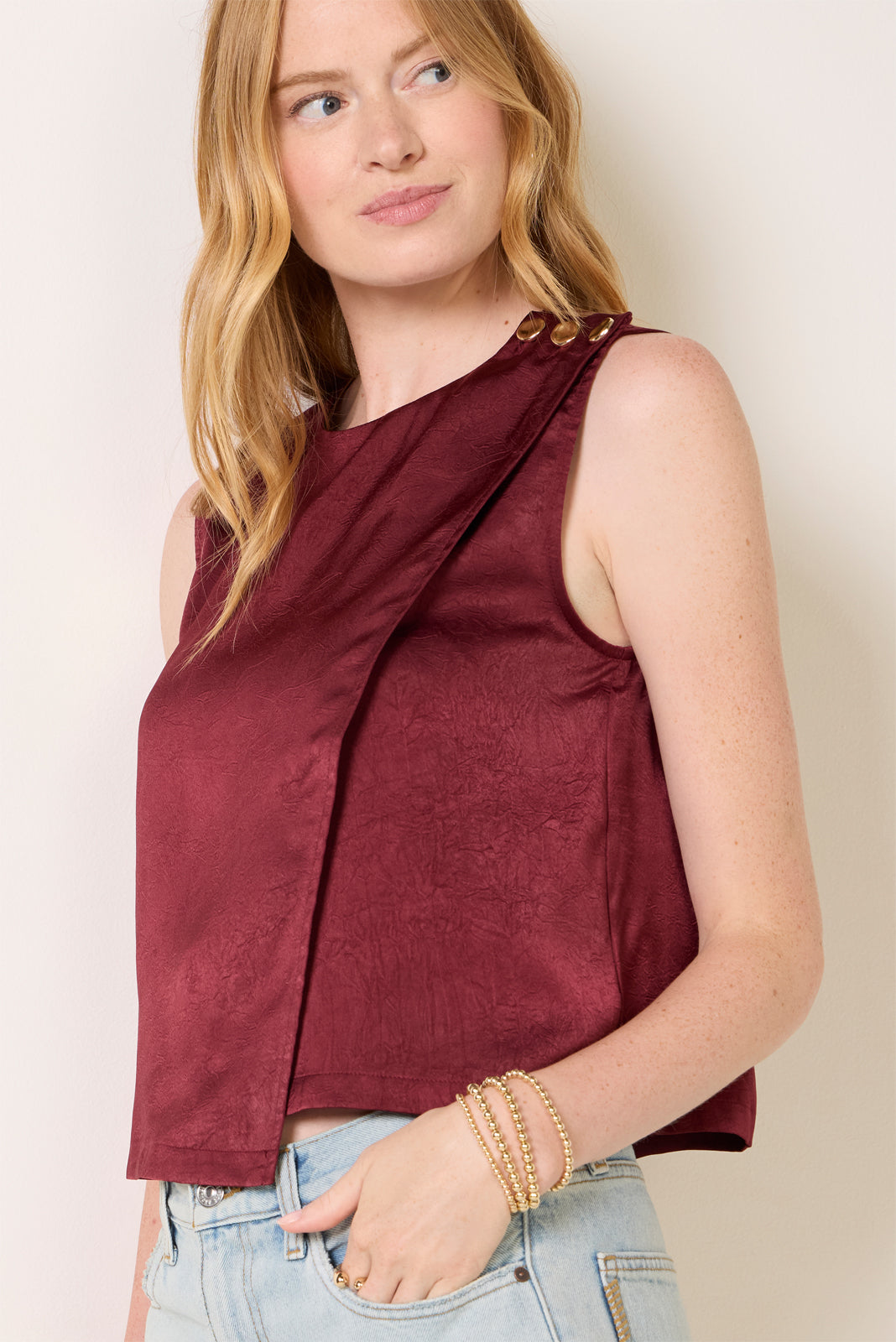 Ellery Satin Top