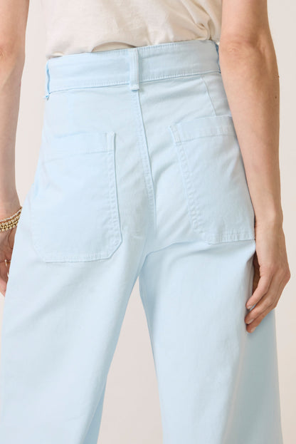 Cropped Sailor Wide Leg Pant