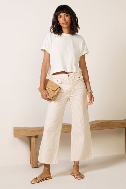 Anessa Stripe Wide Leg