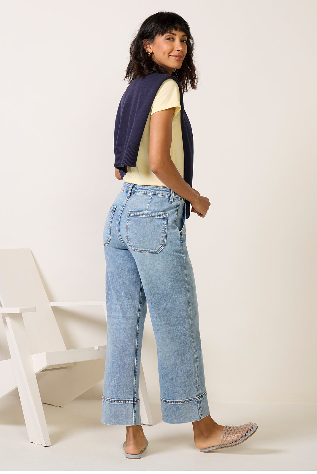 Charlotte Straight w Trouser Pockets