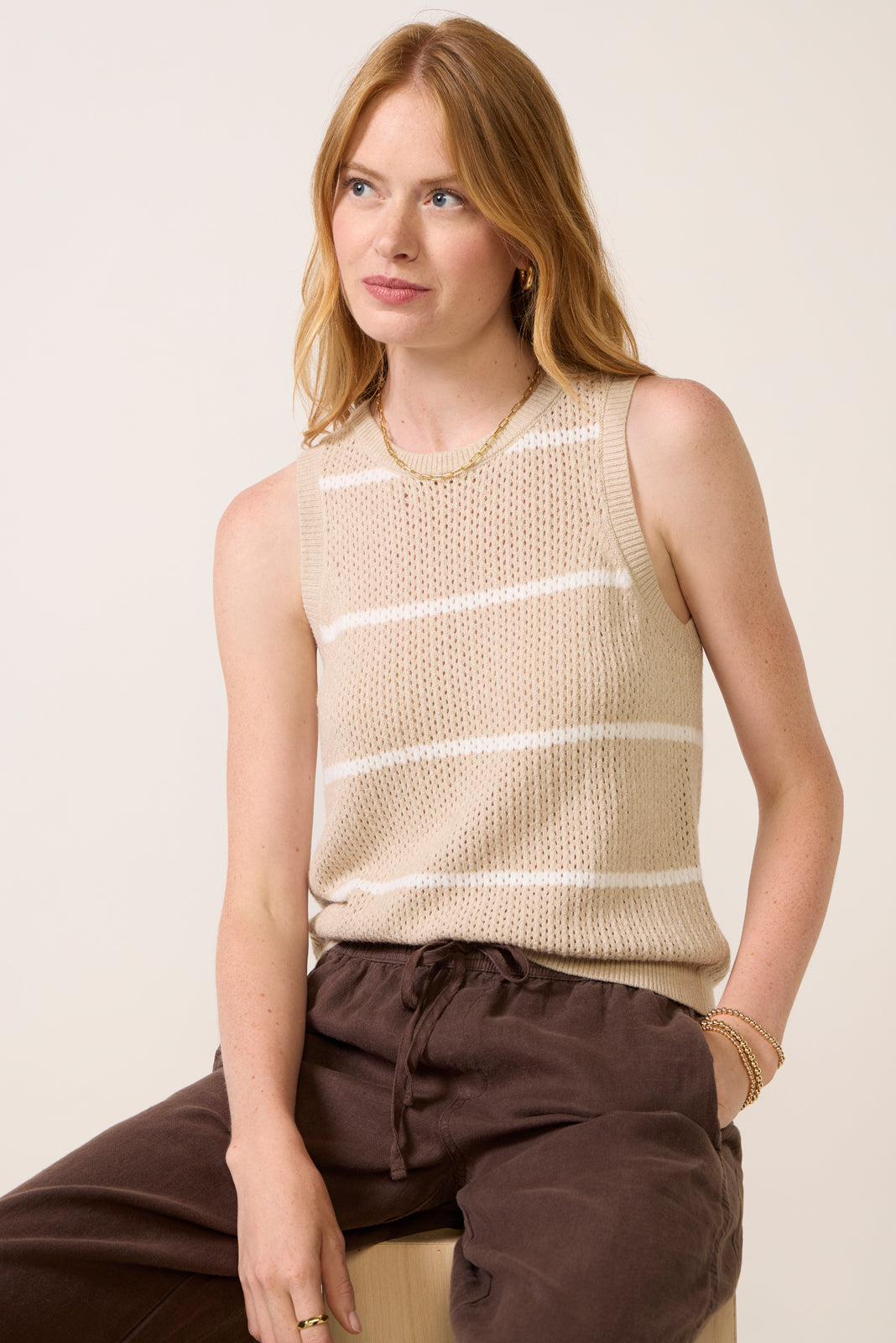 Amanda Pointelle Tank