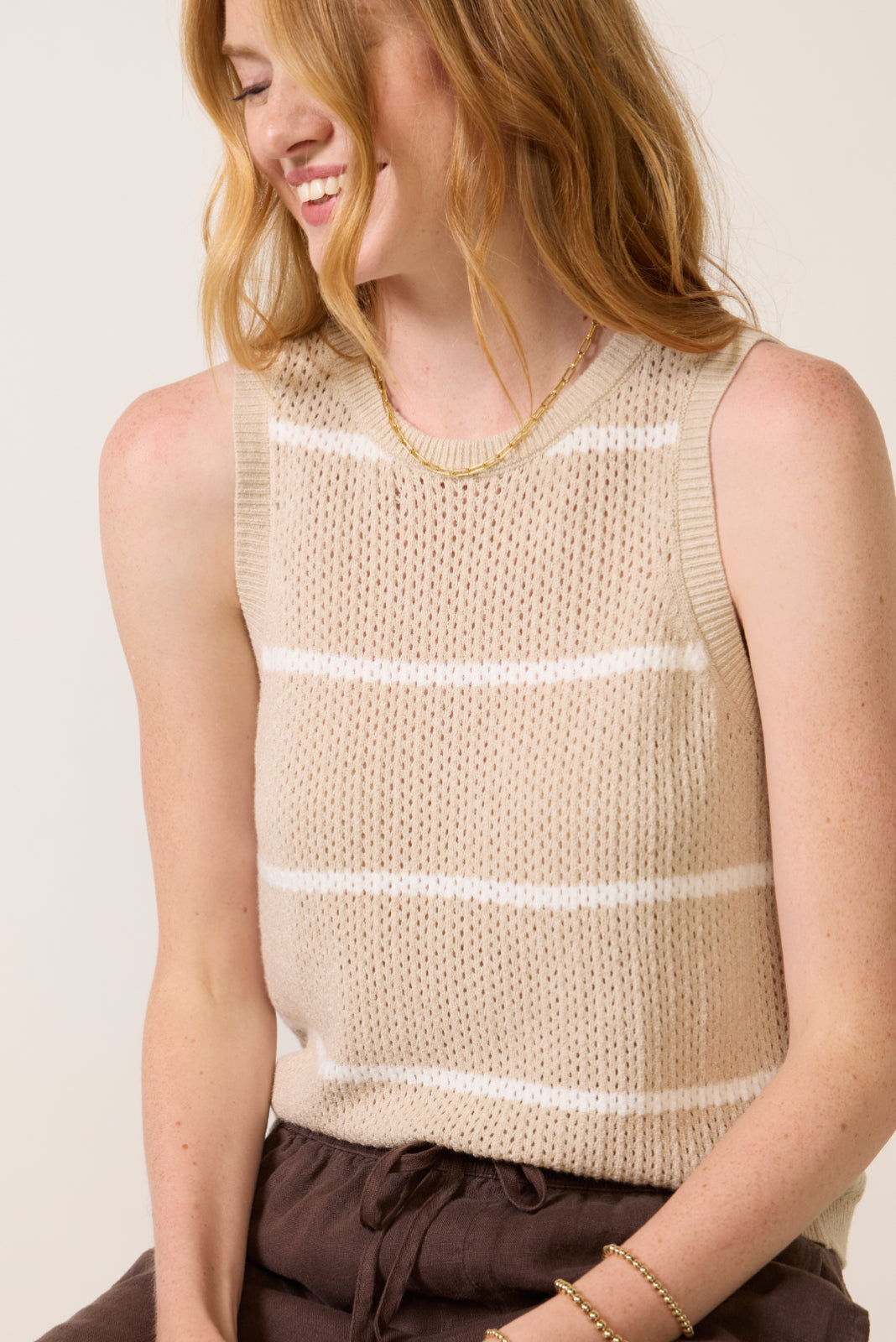 Amanda Pointelle Tank