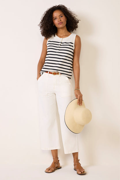 Esme Striped Henley Tank