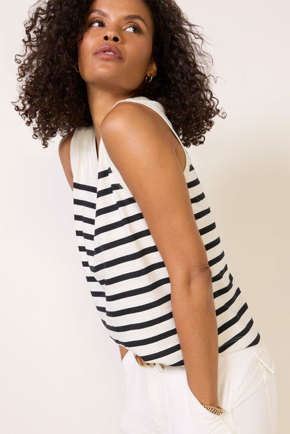 Esme Striped Henley Tank