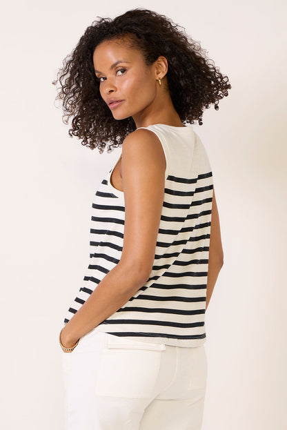 Esme Striped Henley Tank