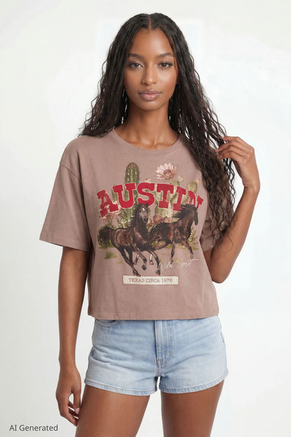 Destination Graphic Boyfriend T-Shirt