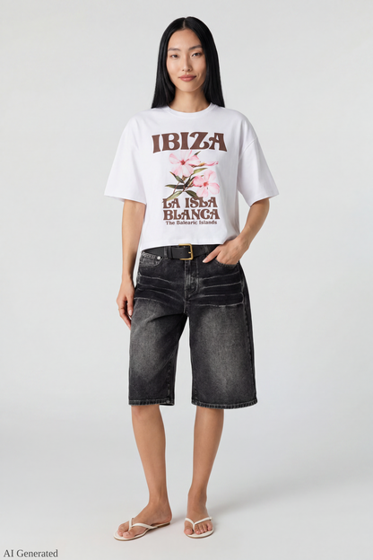 Summer Graphic Boyfriend T-Shirt