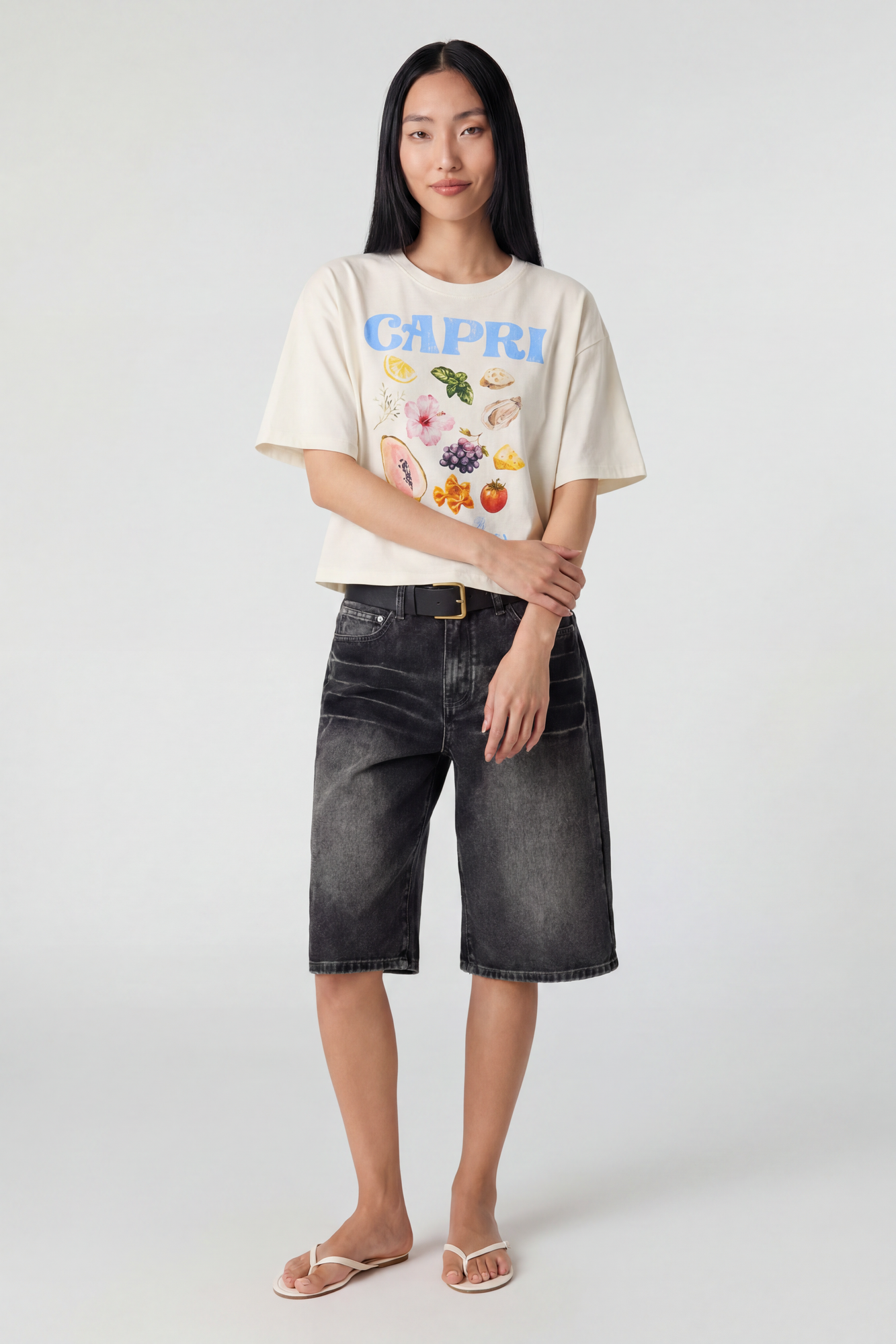 Summer Graphic Boyfriend T-Shirt