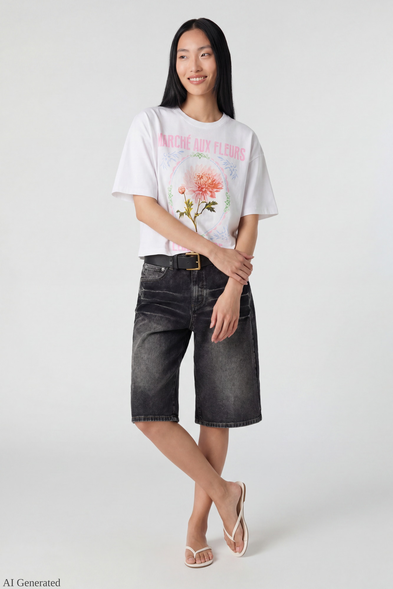 Summer Graphic Boyfriend T-Shirt