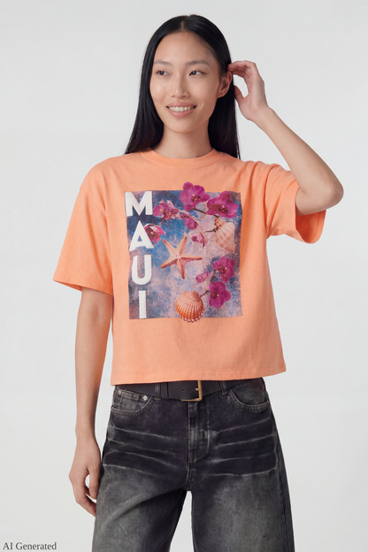 Summer Graphic Boyfriend T-Shirt
