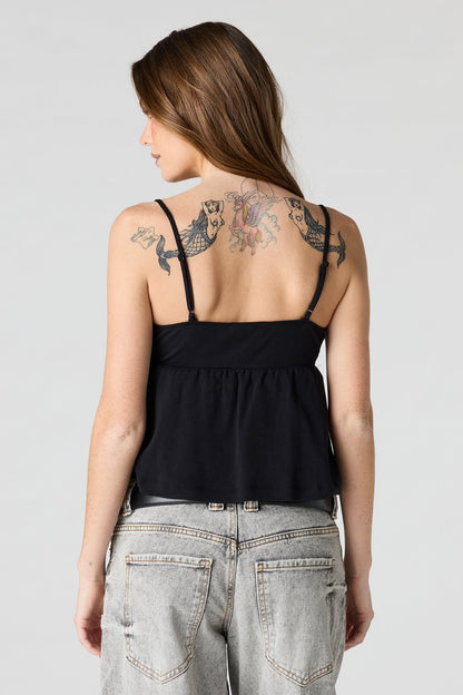 Surplice Babydoll Cami