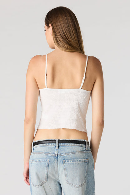 Textured Butterfly Top