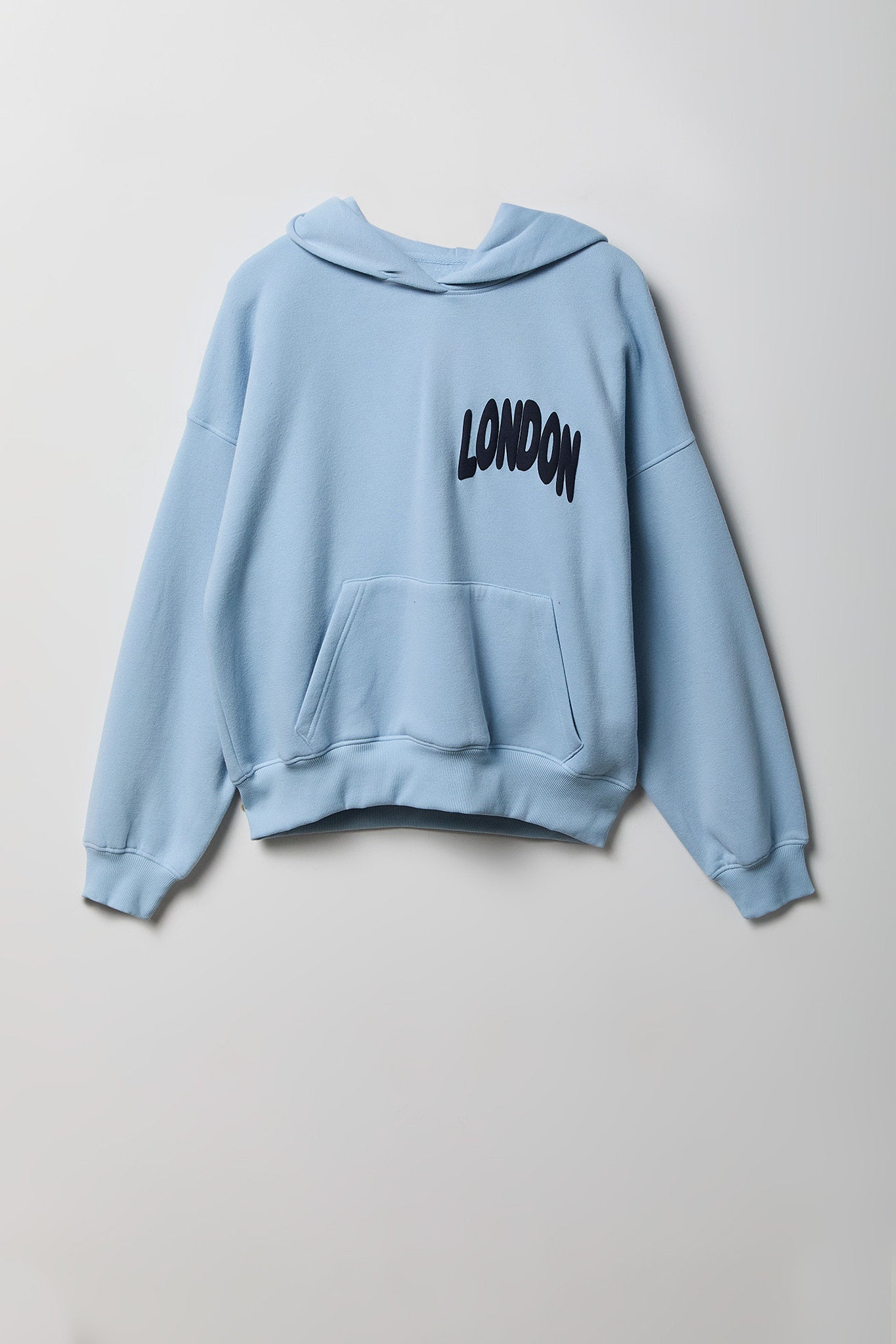 Graphic Boxy Fleece Hoodie