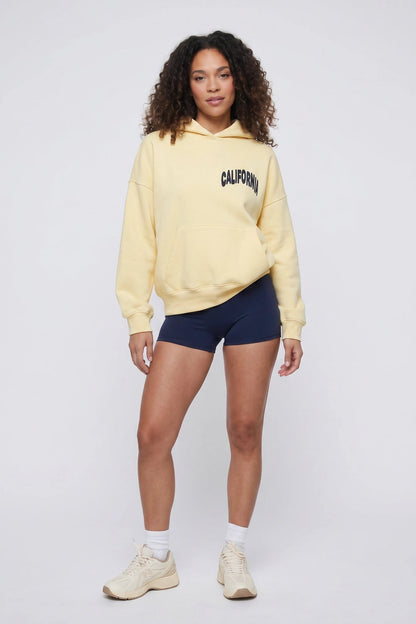Graphic Boxy Fleece Hoodie
