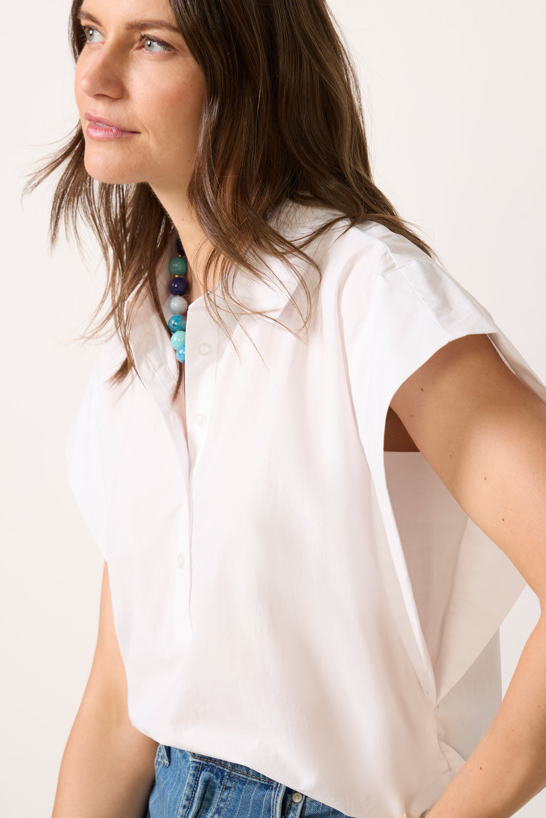 Erica Extended Shoulder Shirt