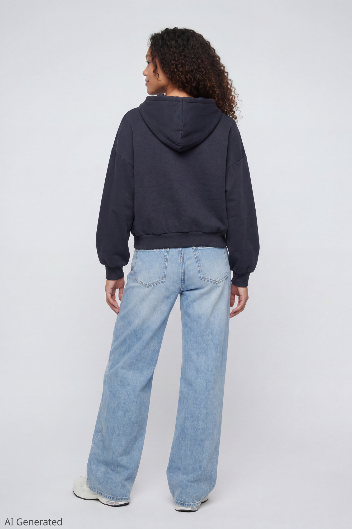 Fleece Boxy Zip Hoodie