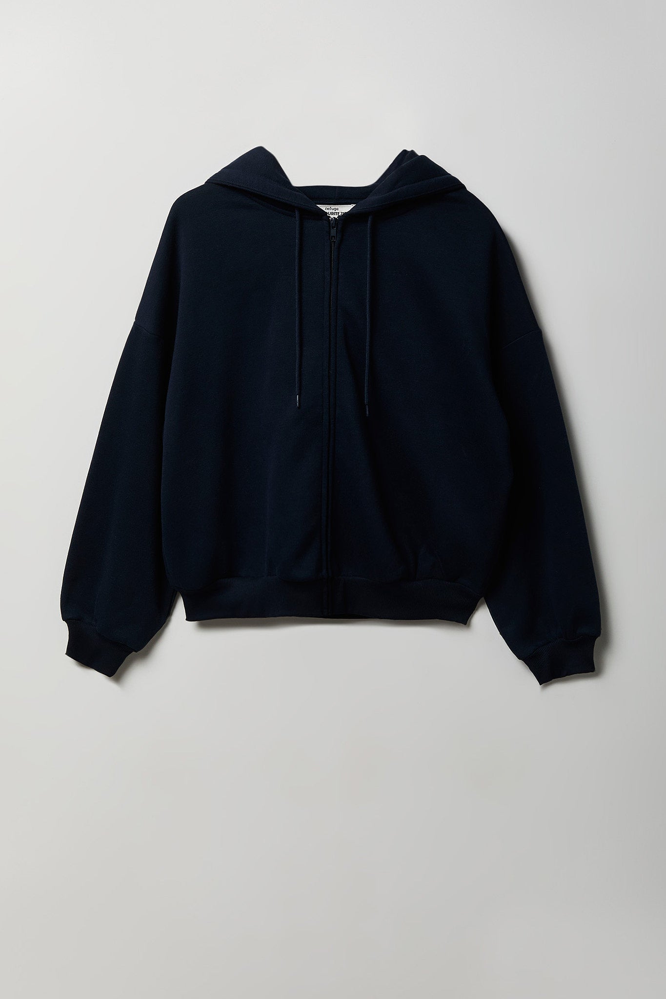 Fleece Boxy Zip Hoodie