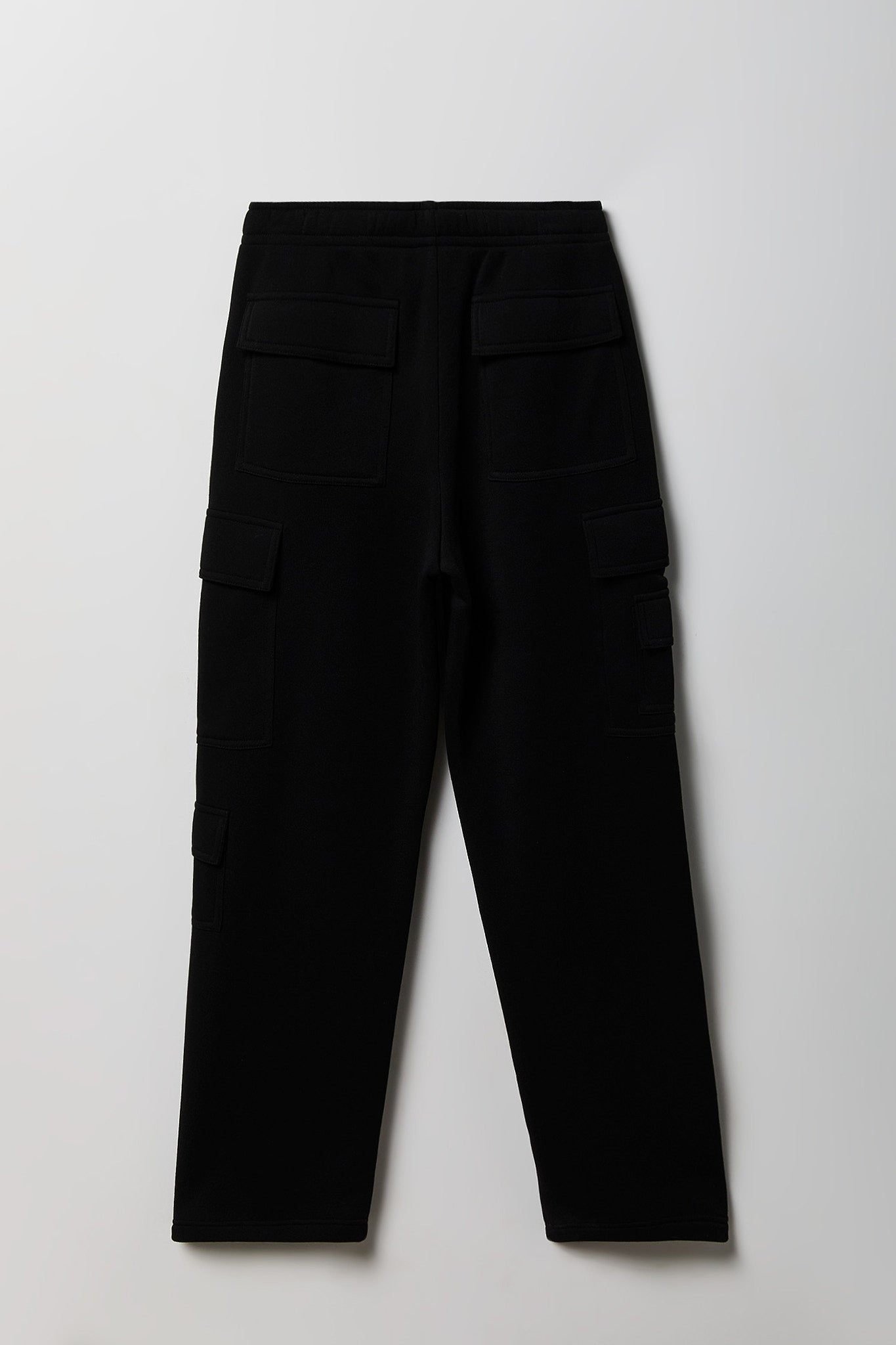 Fleece Low Rise Wide Leg Cargo Sweatpant