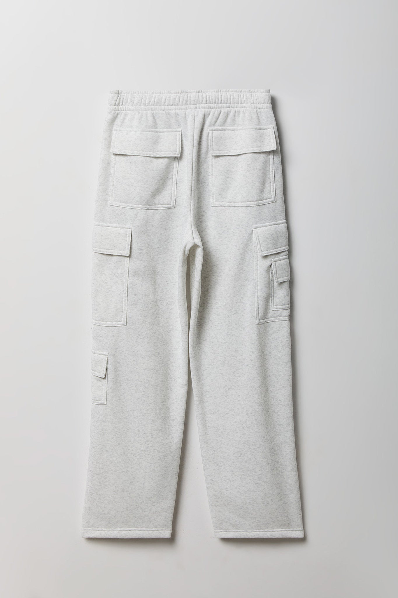 Fleece Low Rise Wide Leg Cargo Sweatpant