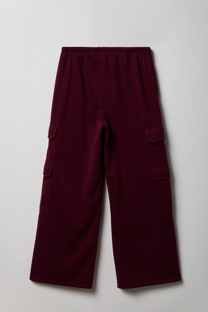 Fleece Ultra-Wide Cargo Sweatpant