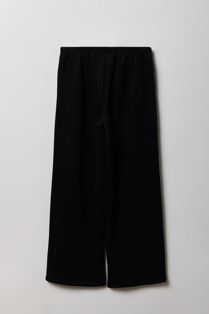 Fleece Low Rise Wide Leg Sweatpant