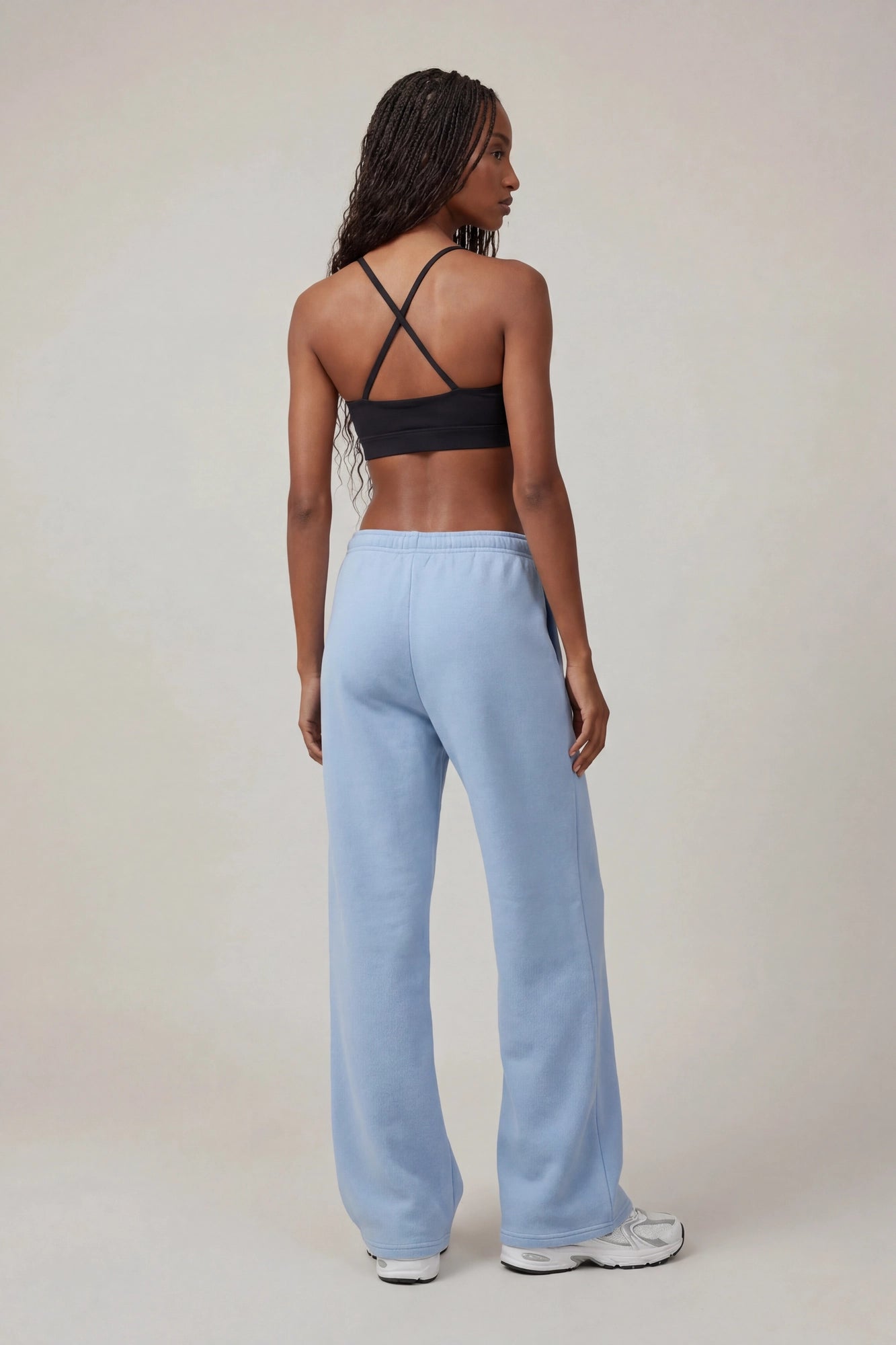 Fleece Low Rise Wide Leg Sweatpant