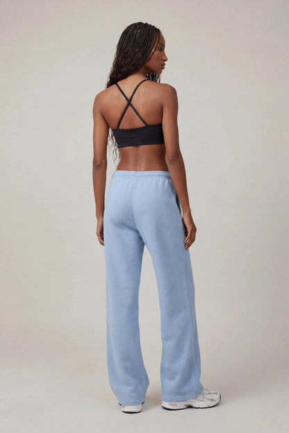 Fleece Low Rise Wide Leg Sweatpant