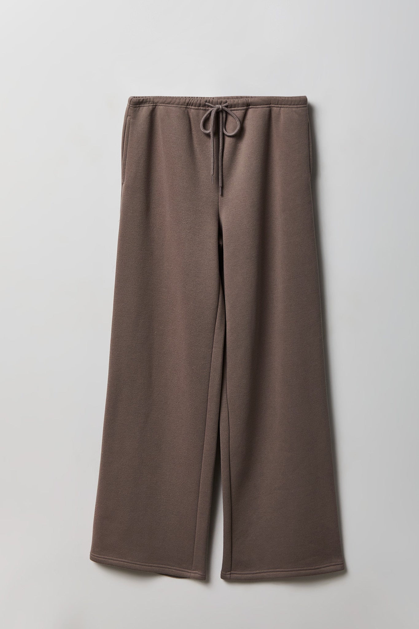 Fleece Low Rise Wide Leg Sweatpant