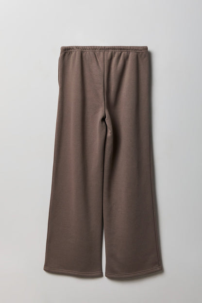 Fleece Low Rise Wide Leg Sweatpant