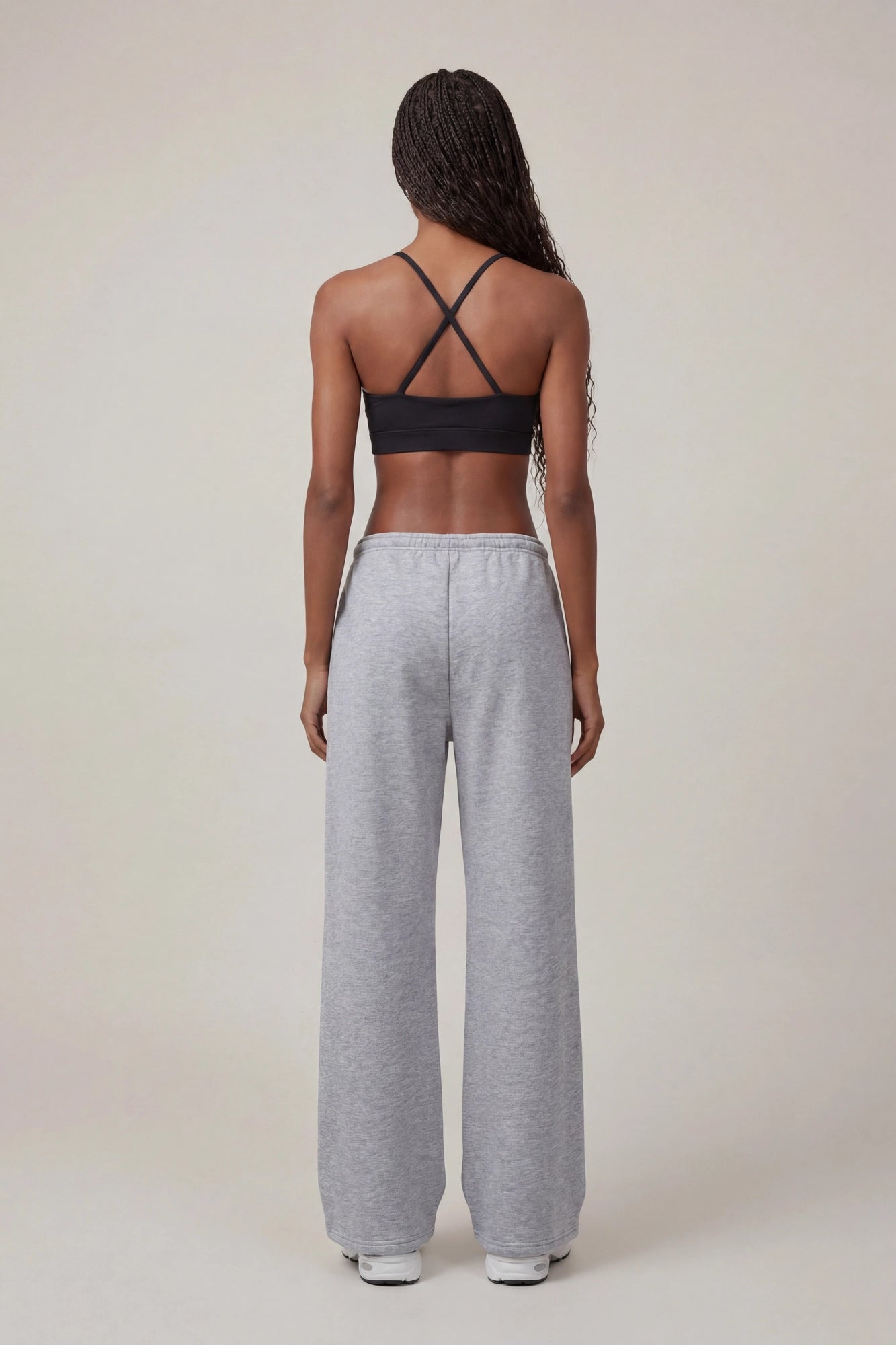 Fleece Low Rise Wide Leg Sweatpant