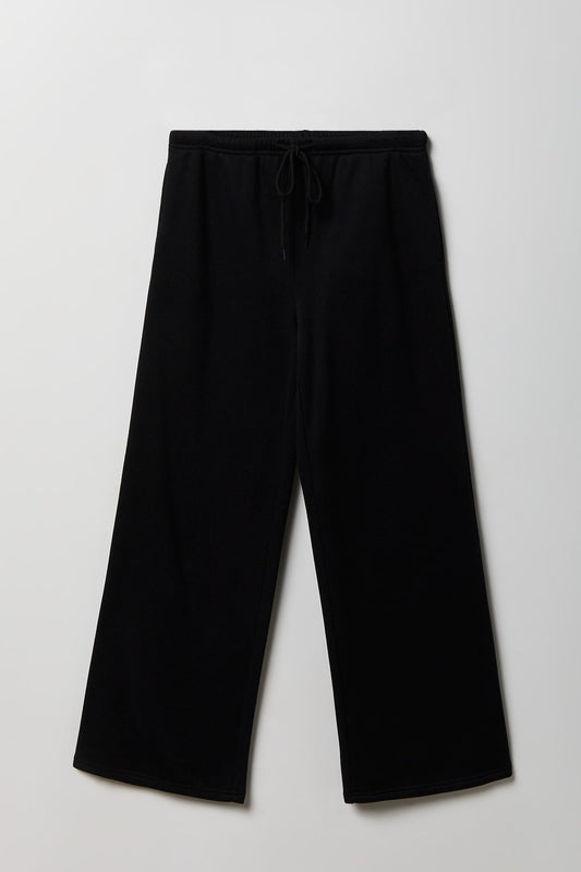 Fleece Low Rise Wide Leg Sweatpant