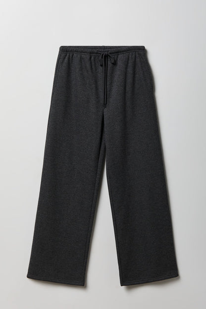 Fleece Low Rise Wide Leg Sweatpant